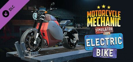 Game cover: Motorcycle Mechanic Simulator 2021: Electric Bike