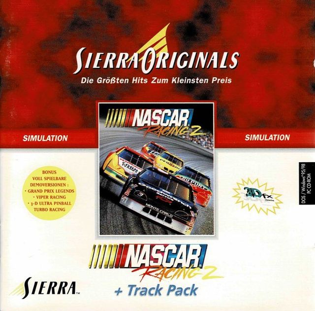 Game cover: NASCAR Racing 2 + Track Pack