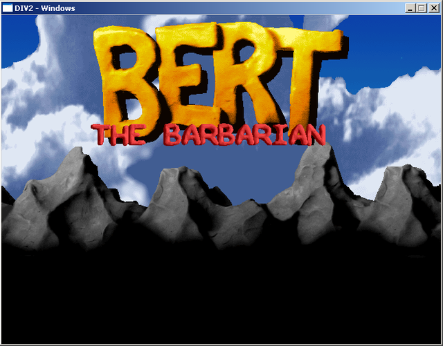 Game cover: Bert the Barbarian