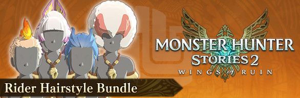 Game cover: Monster Hunter: Stories 2 - Wings of Ruin: Rider Hairstyle Bundle