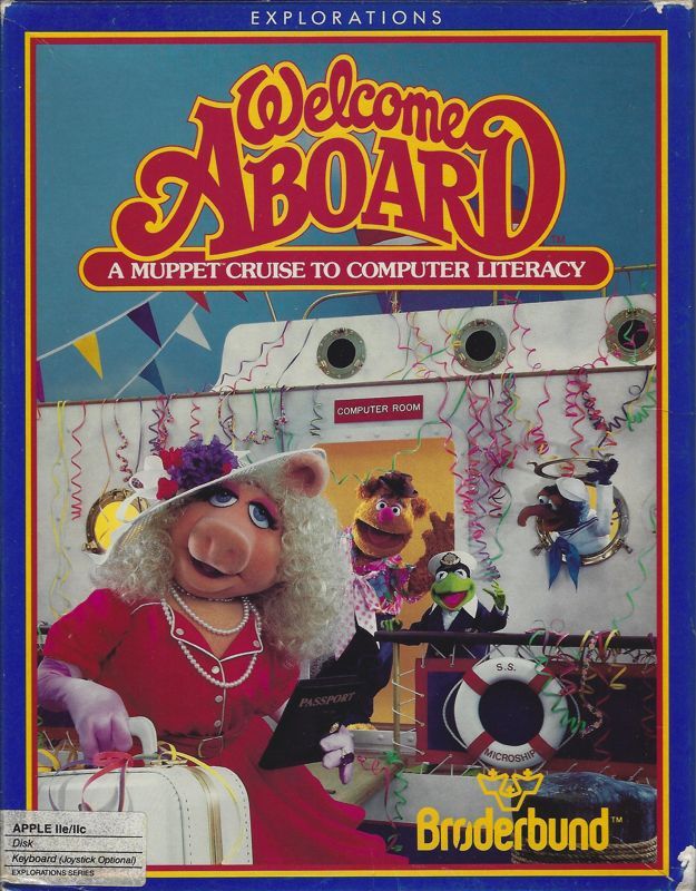 Game cover: Welcome Aboard: A Muppet Cruise to Computer Literacy