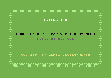 Game cover: Extend