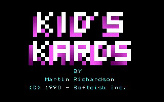 Game cover: Kid's Kards