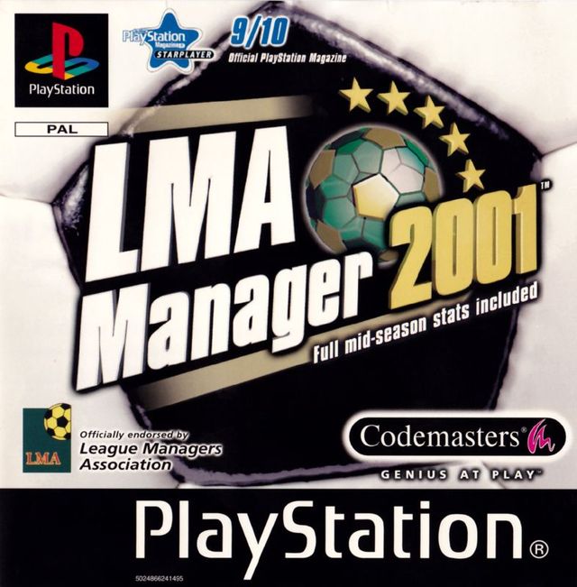Game cover: LMA Manager 2001