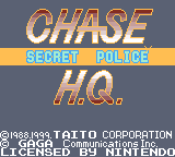 Game cover: Chase H.Q.: Secret Police