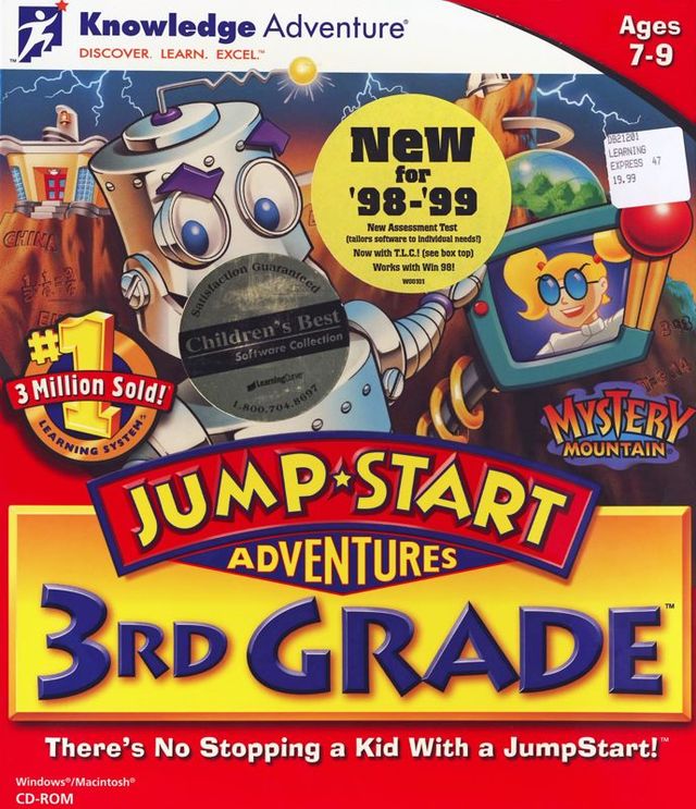 Game cover: JumpStart Adventures: 3rd Grade - Mystery Mountain