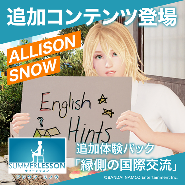 Game cover: Summer Lesson: Allison Snow - "Engawa no Kokusaikōryū"