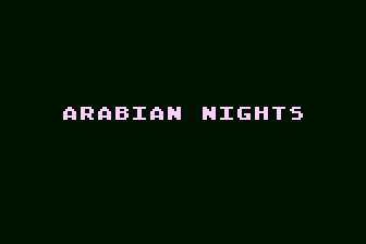 Game cover: Arabian Nights