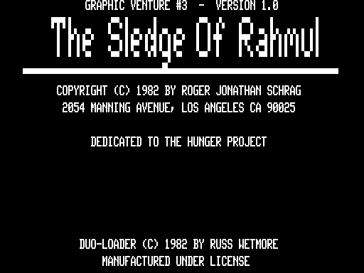 Game cover: The Sledge of Rahmul and Merlin's Treasure