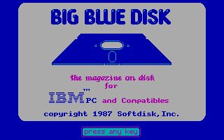 Game cover: Big Blue Disk #5