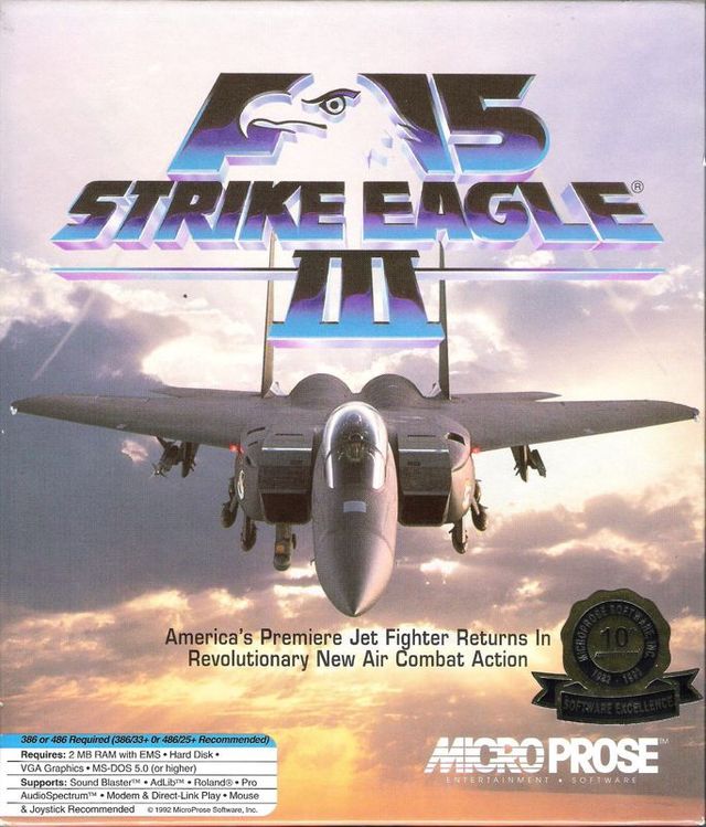 Game cover: F-15 Strike Eagle III