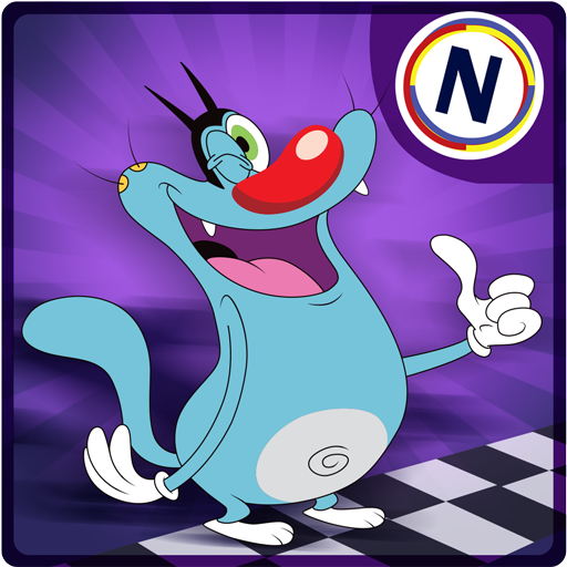 Game cover: Oggy Go: World of Racing