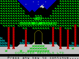 Game cover: Woods of Winter