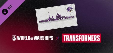 Game cover: World of Warships × Transformers: Decepticon Camouflage Stockpile
