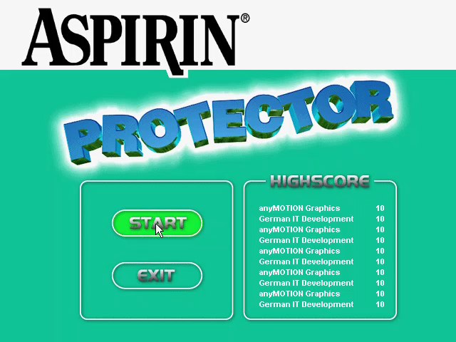 Game cover: Aspirin Protector