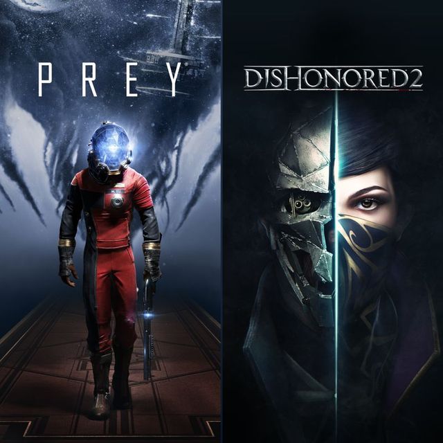Game cover: Prey + Dishonored 2 Bundle