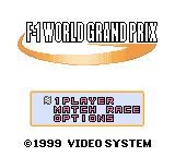 Game cover: F-1 World Grand Prix