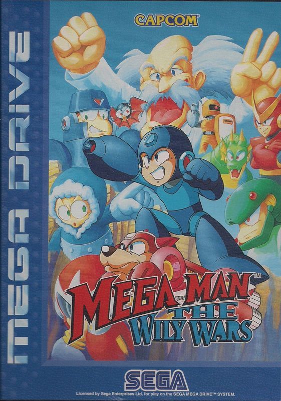 Game cover: Mega Man: The Wily Wars