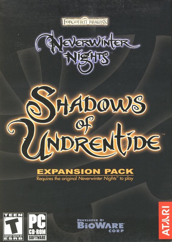 Game cover: Neverwinter Nights: Shadows of Undrentide