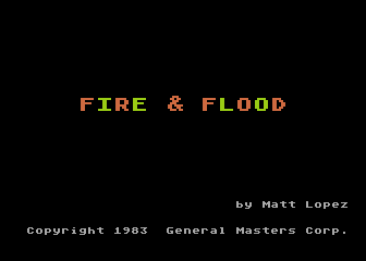 Game cover: Fire & Flood