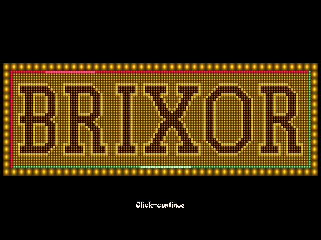 Game cover: Brixor