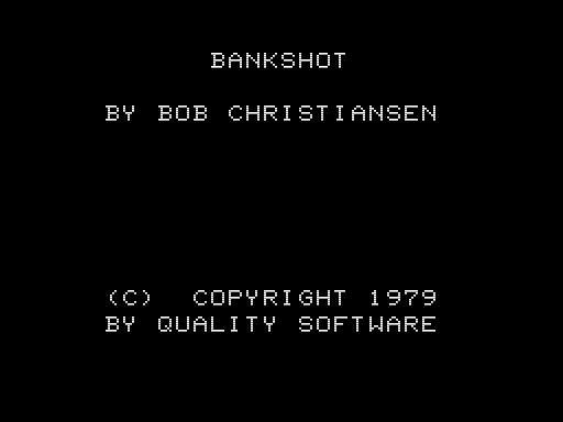 Game cover: Match Cards / Bankshot