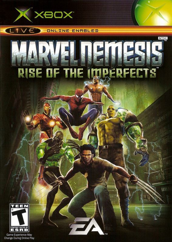 Game cover: Marvel Nemesis: Rise of the Imperfects