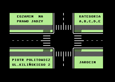 Game cover: Egzamin na Prawo Jazdy