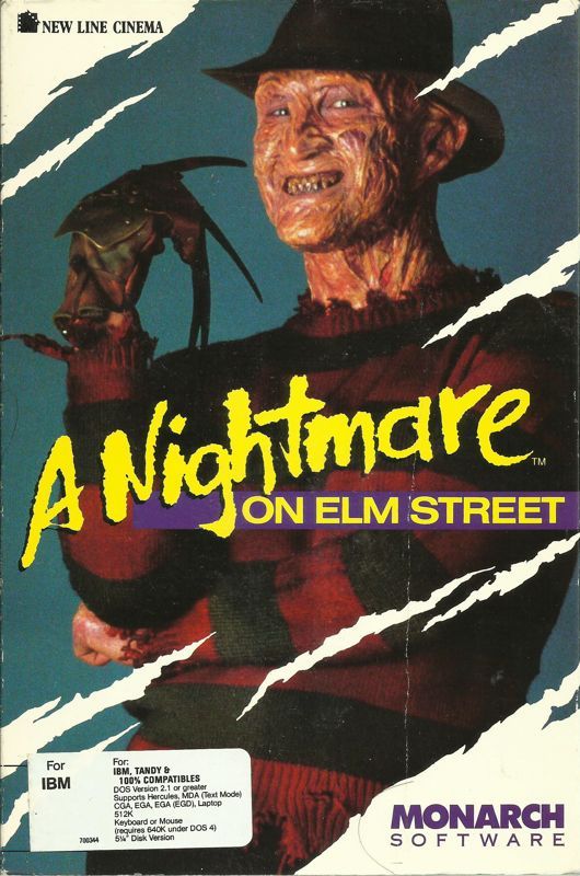 Game cover: A Nightmare on Elm Street