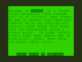 Game cover: Terron