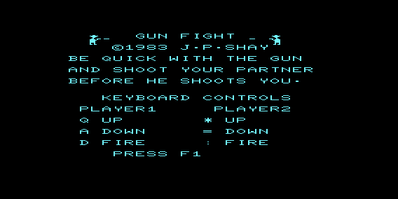 Game cover: Gunfight