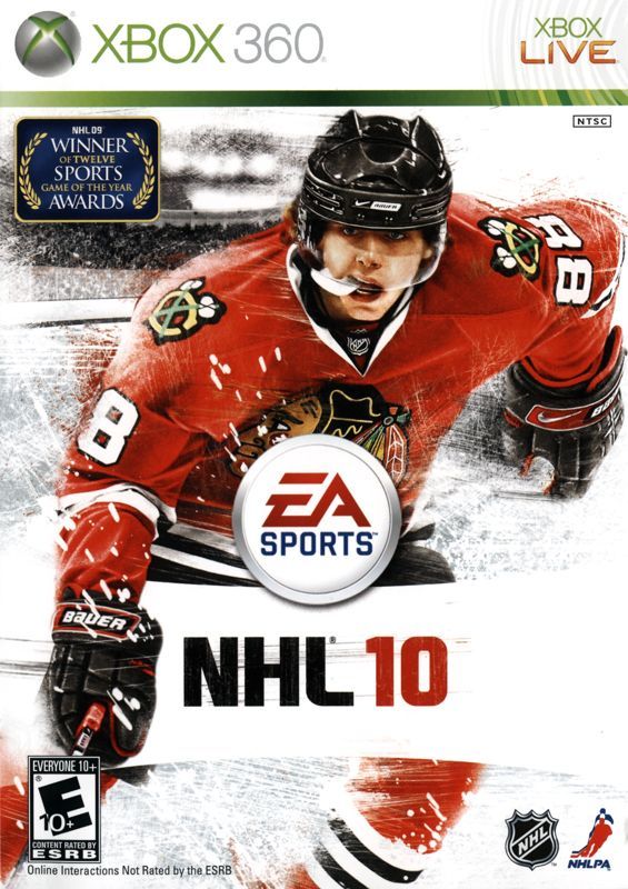 Game cover: NHL 10