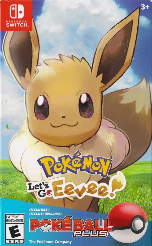 Game cover: Pokémon: Let's Go, Eevee! + Poké Ball Plus Pack