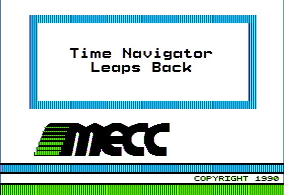 Game cover: Time Navigator Leaps Back
