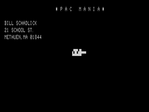 Game cover: Pac Mania