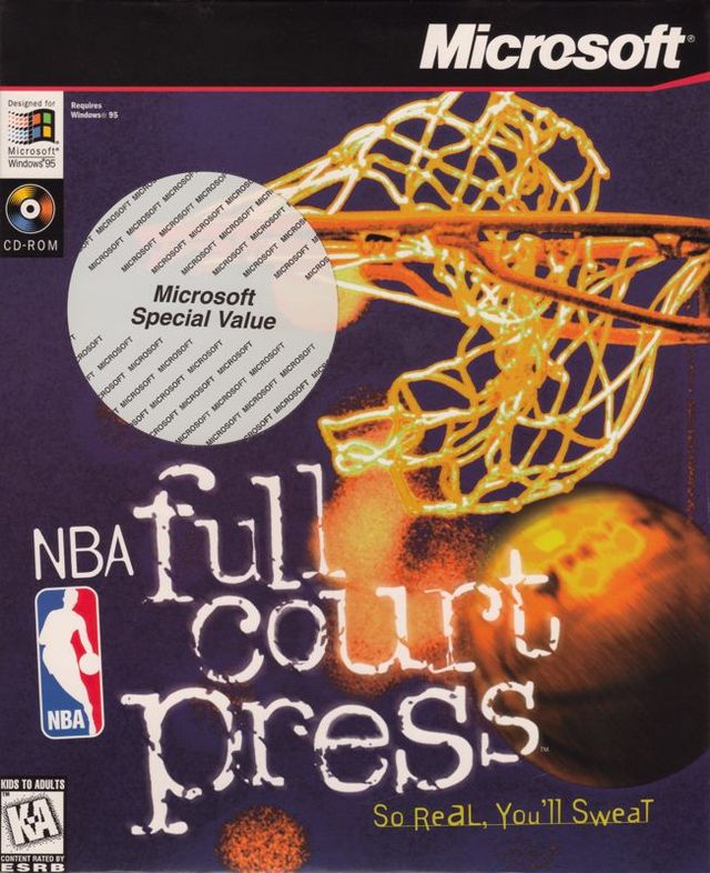 Game cover: NBA Full Court Press