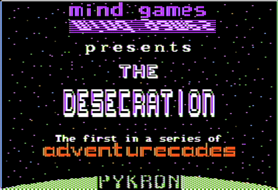 Game cover: The Desecration