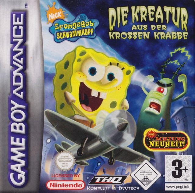 Game cover: SpongeBob SquarePants: Creature from the Krusty Krab
