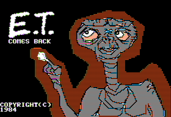 Game cover: E.T. Comes Back