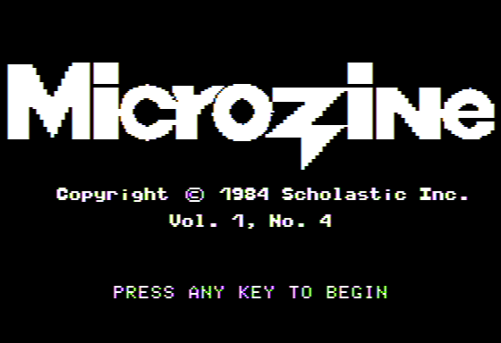 Game cover: Microzine #4