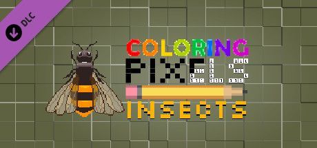 Game cover: Coloring Pixels: Insects