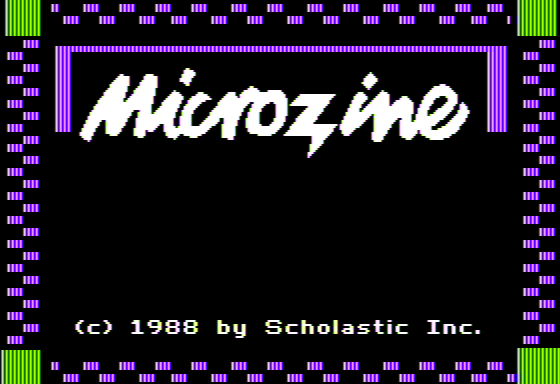 Game cover: Microzine #25