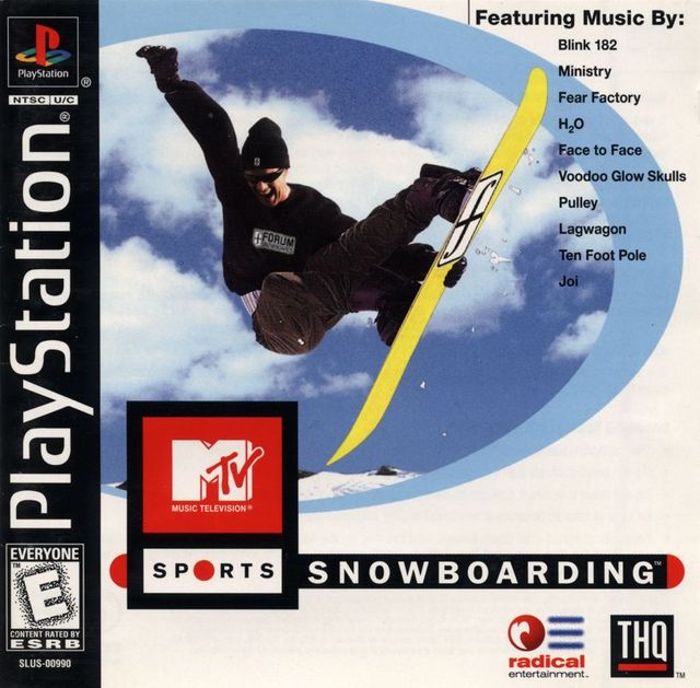 Game cover: MTV Sports: Snowboarding