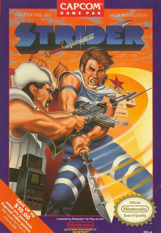 Game cover: Strider
