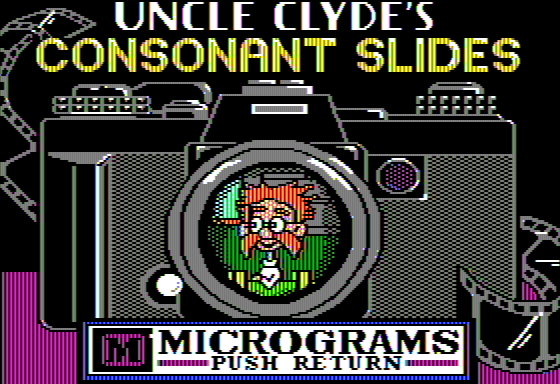 Game cover: Uncle Clyde's Consonant Slides