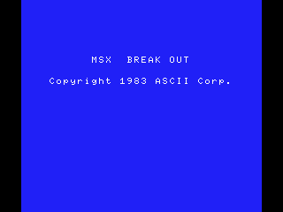 Game cover: Break Out