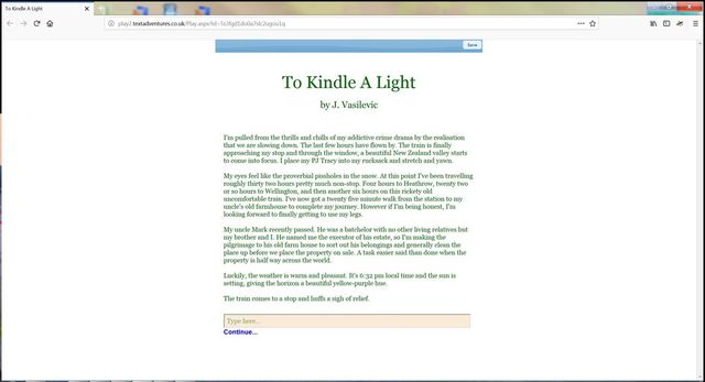 Game cover: To Kindle a Light