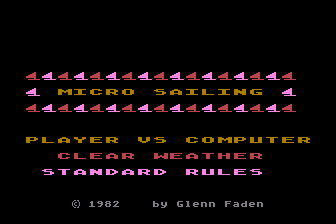Game cover: Micro Sailing