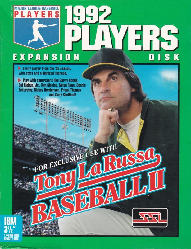 Game cover: Tony La Russa Baseball II: 1992 Players Expansion Disk