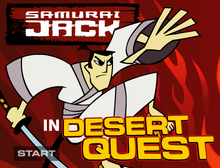 Game cover: Samurai Jack in Desert Quest